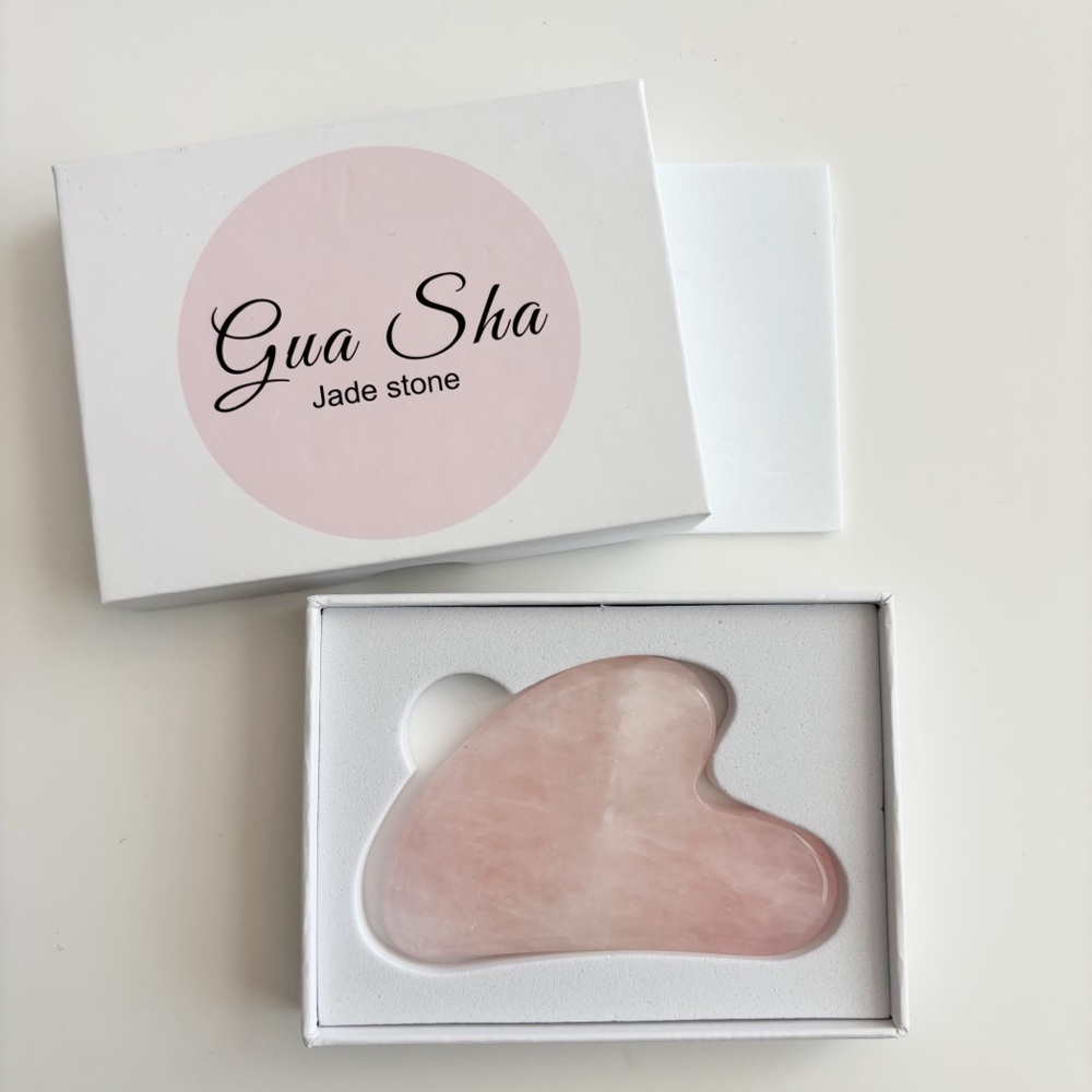 Gua Sha Rose Quartz Stone